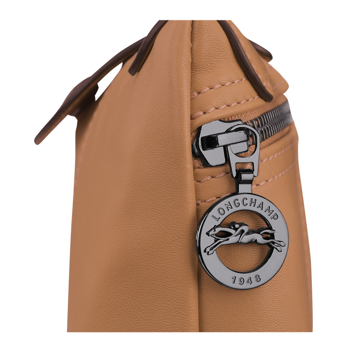 ロンシャン ショルダーバッグ LONGCHAMP L1500 757 021 ル プリアージュ キュイール XS 2WAY ハンドバッグ クロスボディ ヘーゼルナッツ