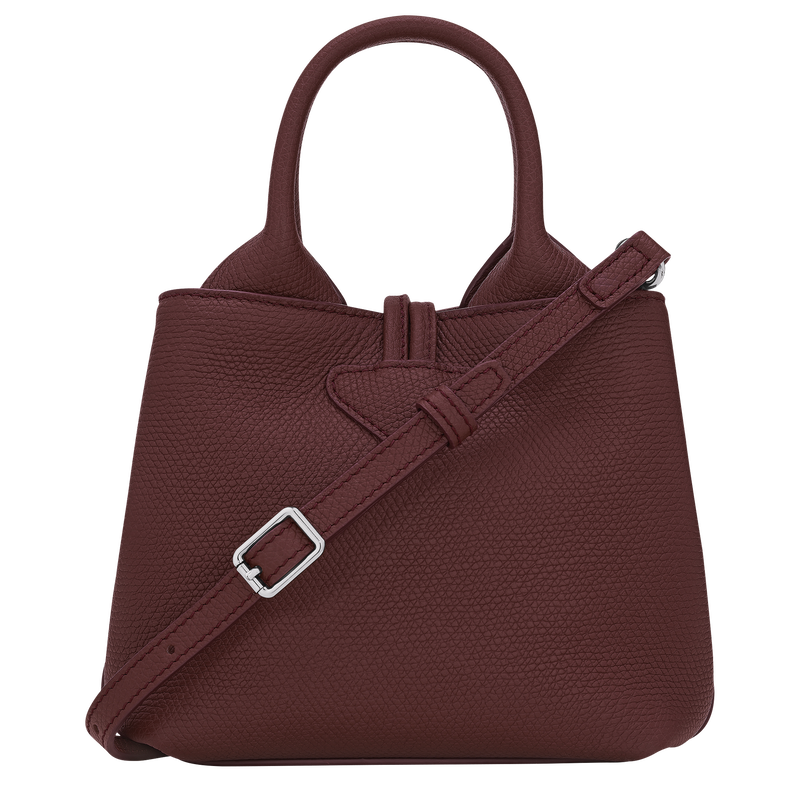 Le Roseau XS Handbag , Burgundy - Leather  - View 3 of  6