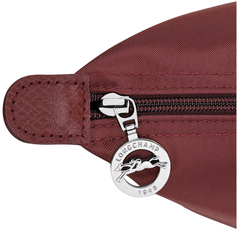 Le Pliage One M Backpack , Burgundy - Recycled canvas  - View 6 of  8