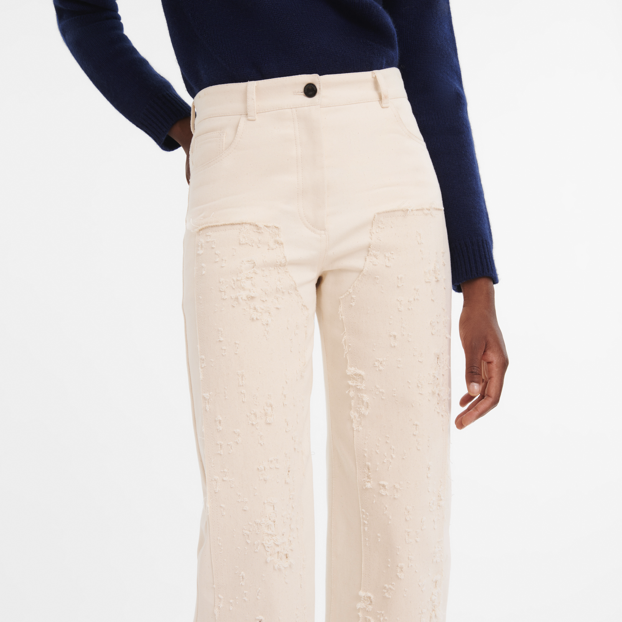 null Pantalon, Ecru