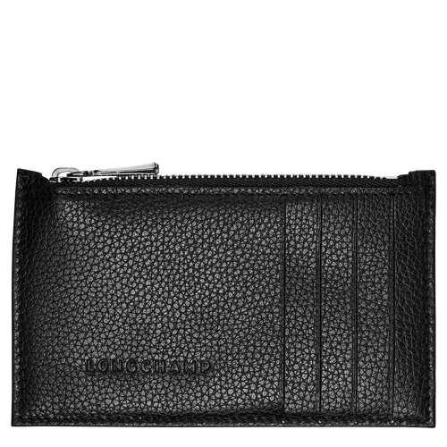 Coin purse Le Foulonné Black (L3613021047) | Longchamp US