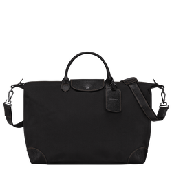 Boxford L Travel bag , Black - Recycled canvas