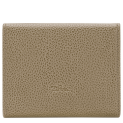 Le Foulonn&eacute; Compact wallet , Lichen - Leather