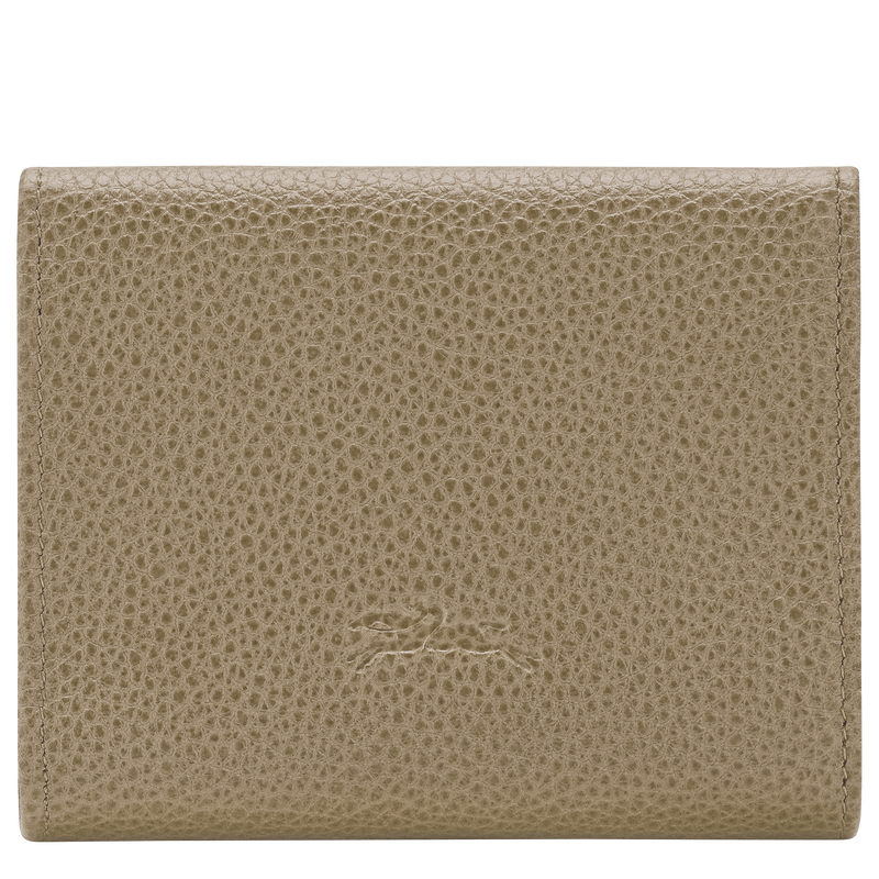 Le Foulonn&eacute; Compact wallet , Lichen - Leather  - View 2 of 3