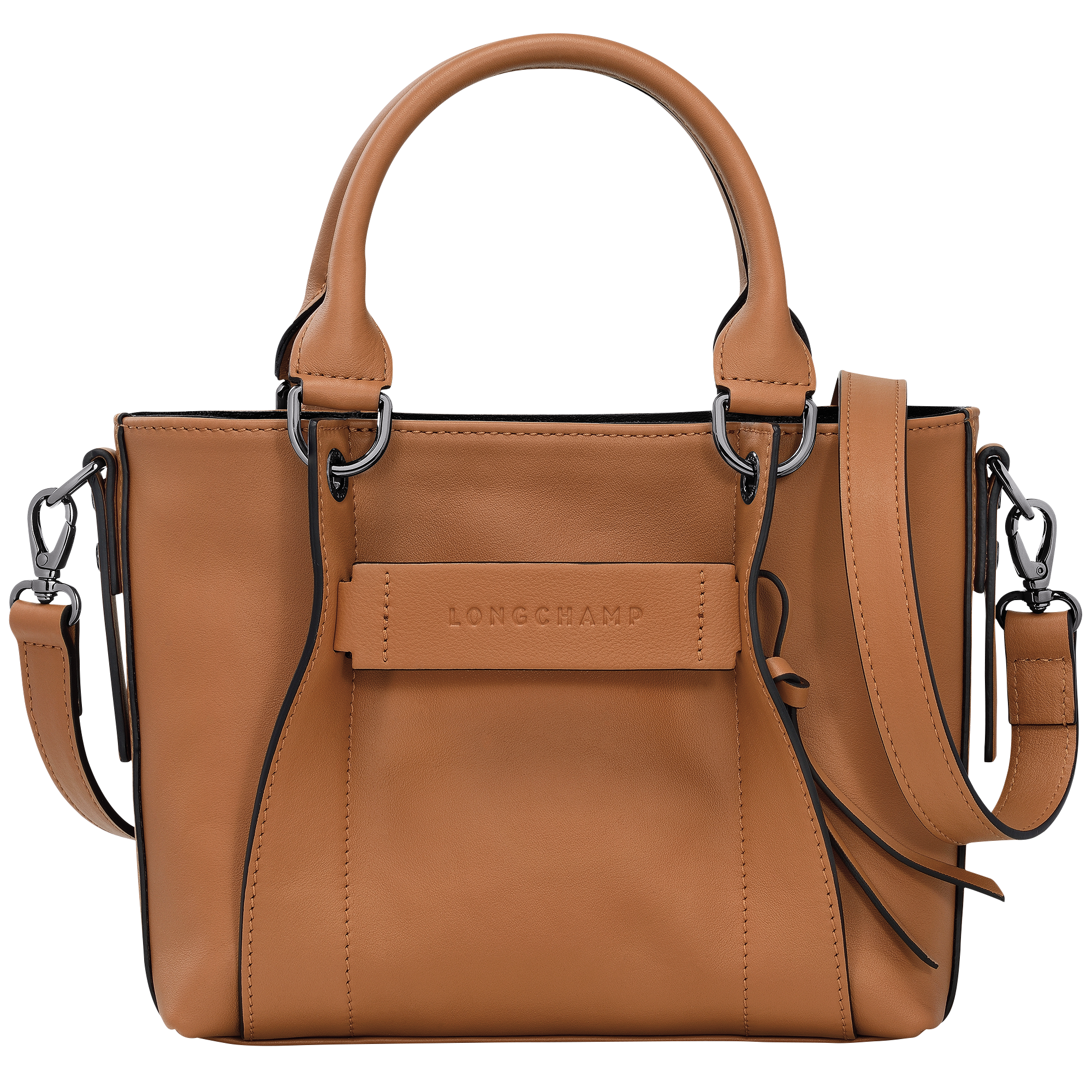 Longchamp 3D Borsa con manico S,  Naturale