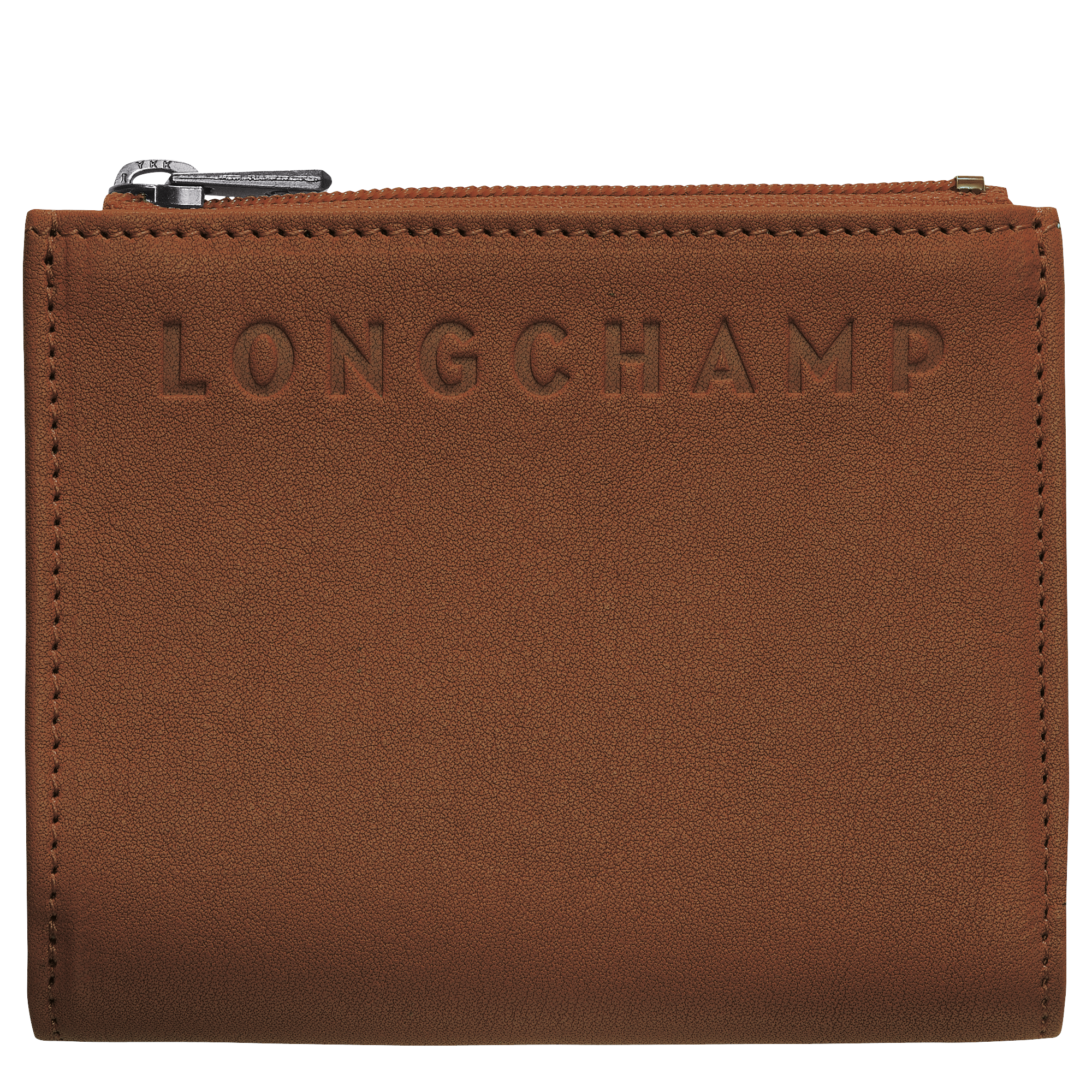 Compact wallet Longchamp 3D Cognac 