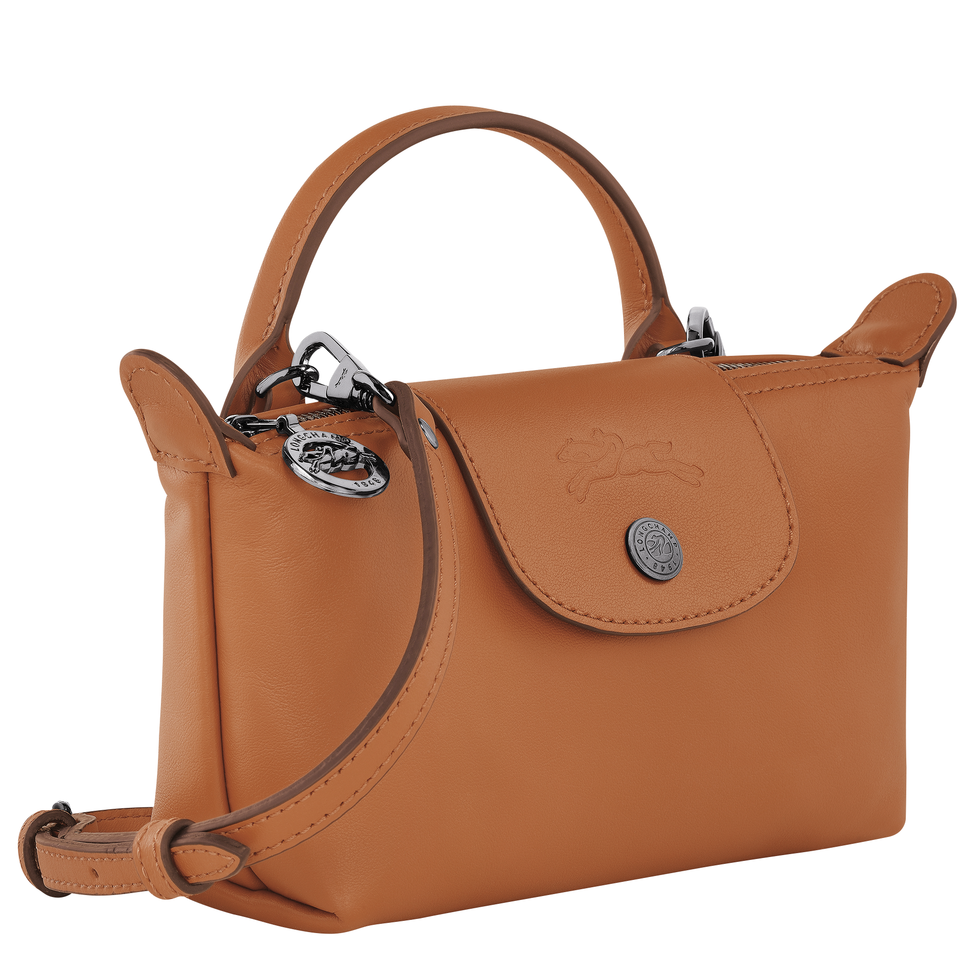 ル プリアージュ® エクストラ XS ポーチ カシュー - レザー ル プリアージュ® エクストラ XS ポーチ カシュー - レザー