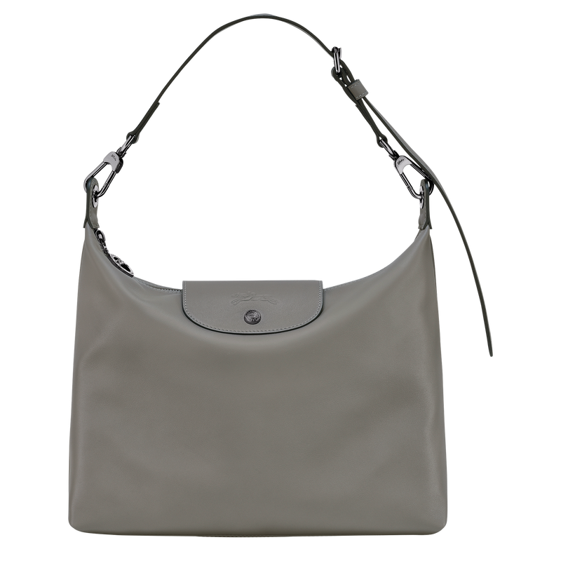 Longchamp Beige Nylon Hobo Bag