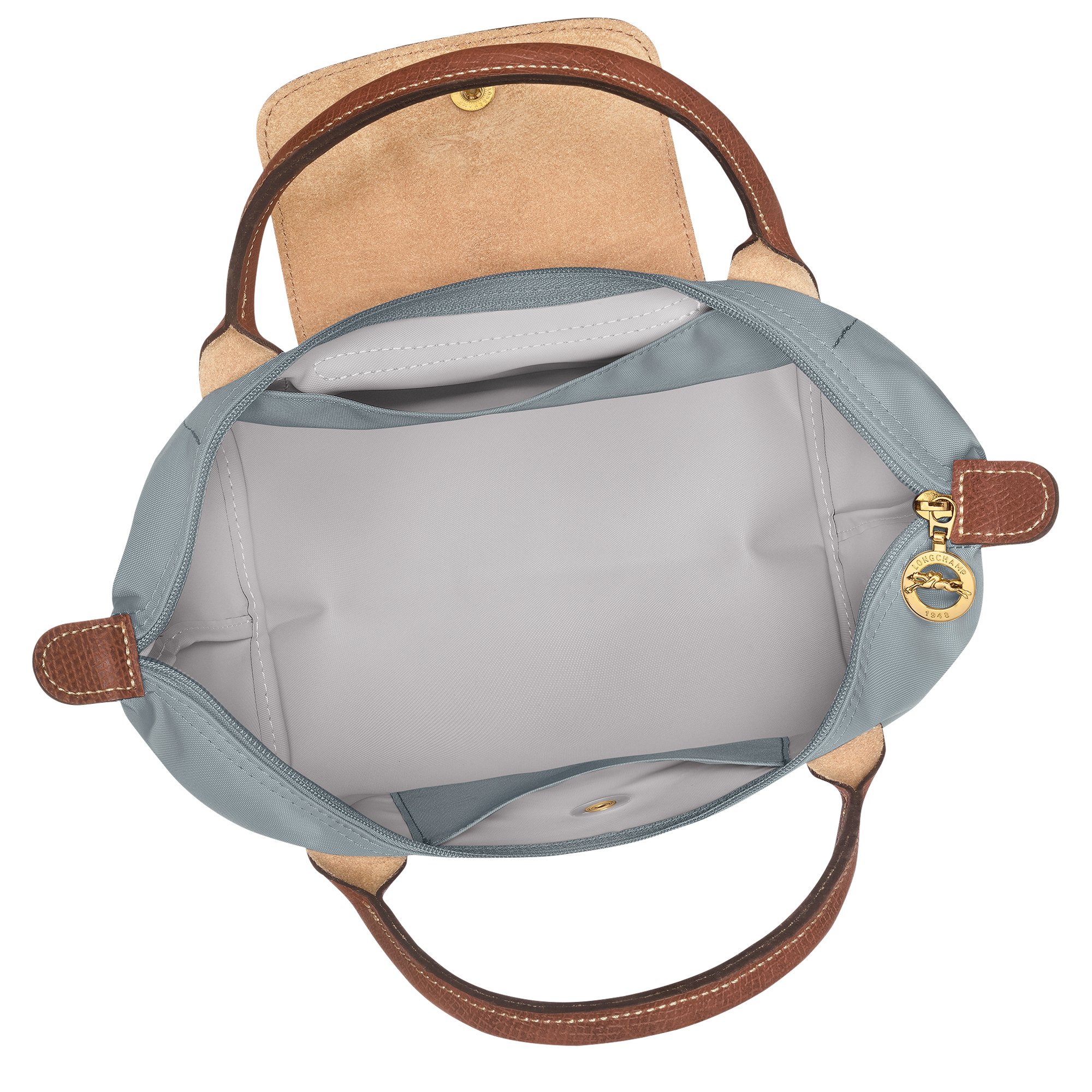 Handbag S, Steel - View 5 of
7 - zoom in Le Pliage Original Handbag S, Steel