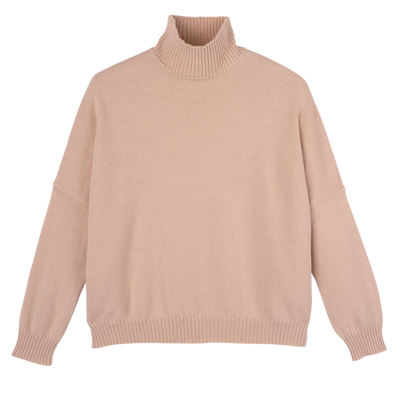 Pullover mit hohem Kragen , Strick - Ballerina