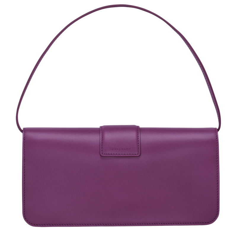 Box-Trot M Shoulder bag , Violet - Leather  - View 4 of  4