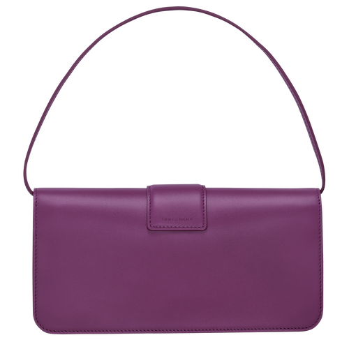 Box-Trot M Shoulder bag , Violet - Leather - View 4 of  4