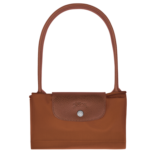 Le Pliage Green Schoudertas M , Cognac - Gerecycled canvas - Weergave 7 van  7