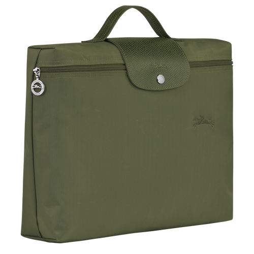 Le Pliage Green S Briefcase , Forest - Recycled canvas - View 3 of 7