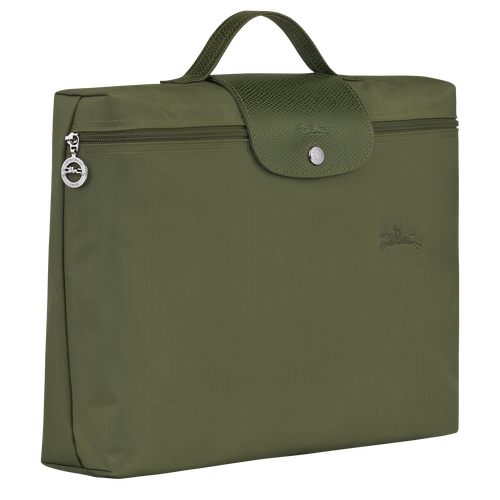 Le Pliage Green S Briefcase , Forest - Recycled canvas - View 3 of 6