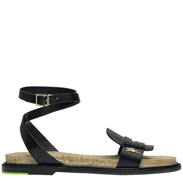 Collectie voor Lente/Zomer 2022 Platte sandalen, Zwart