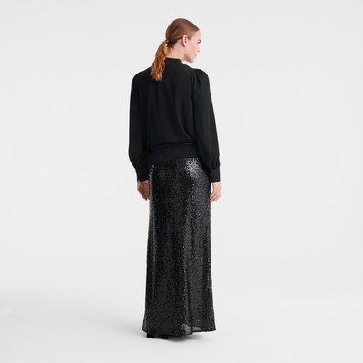 null Blusa, Negro