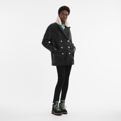 Caban Collection Automne/Hiver 2023 , Cuir - Noir
