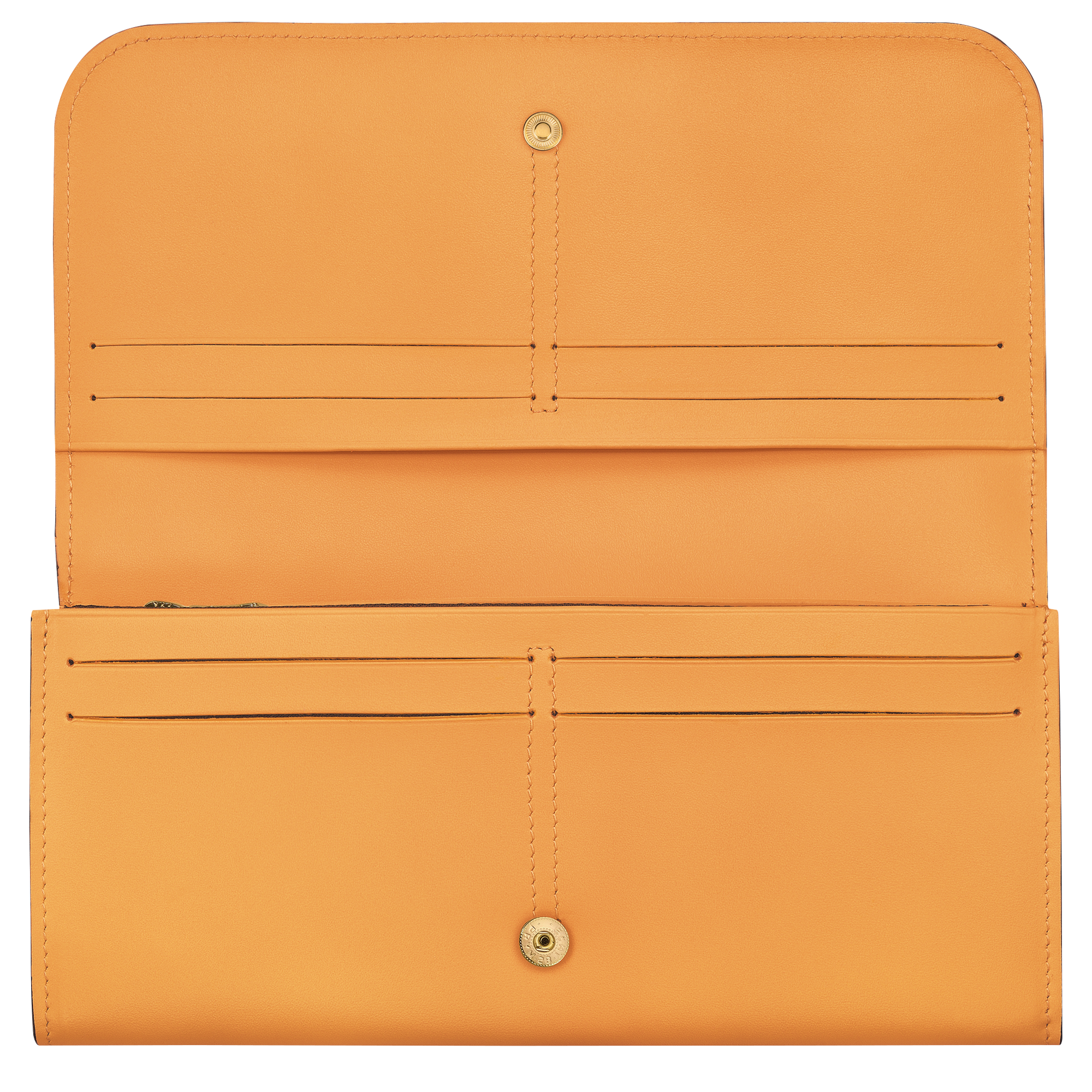 Box-Trot Lange Geldbörse mit Überschlag, Apricot