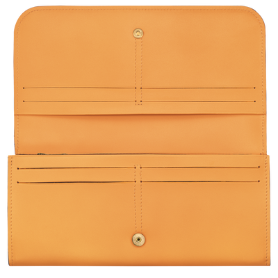 Box-Trot Lange Geldbörse mit Überschlag, Apricot