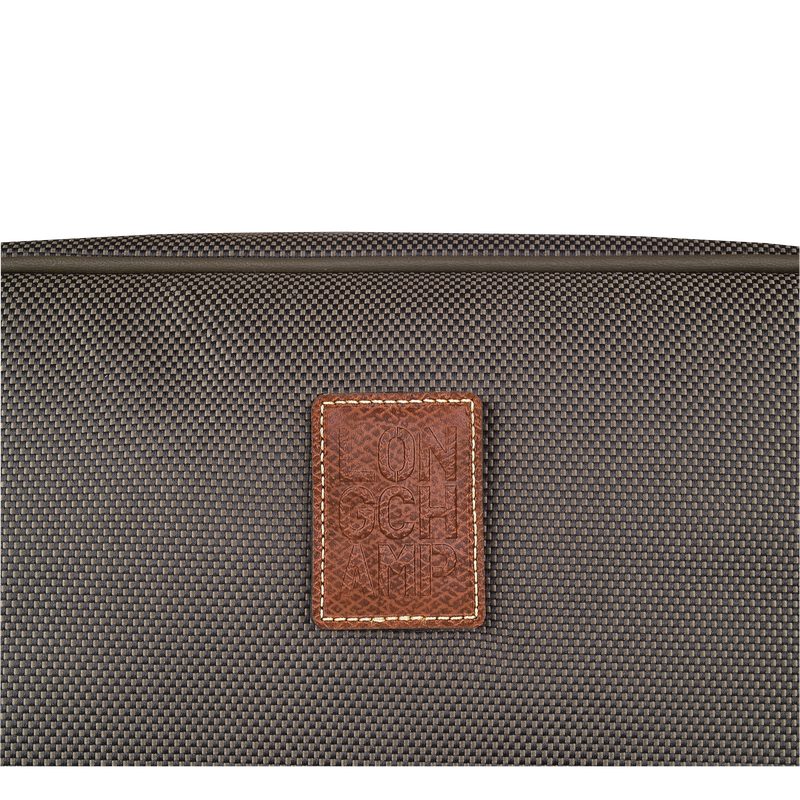 Boxford Toiletry case , Brown - Recycled canvas  - View 4 of  4