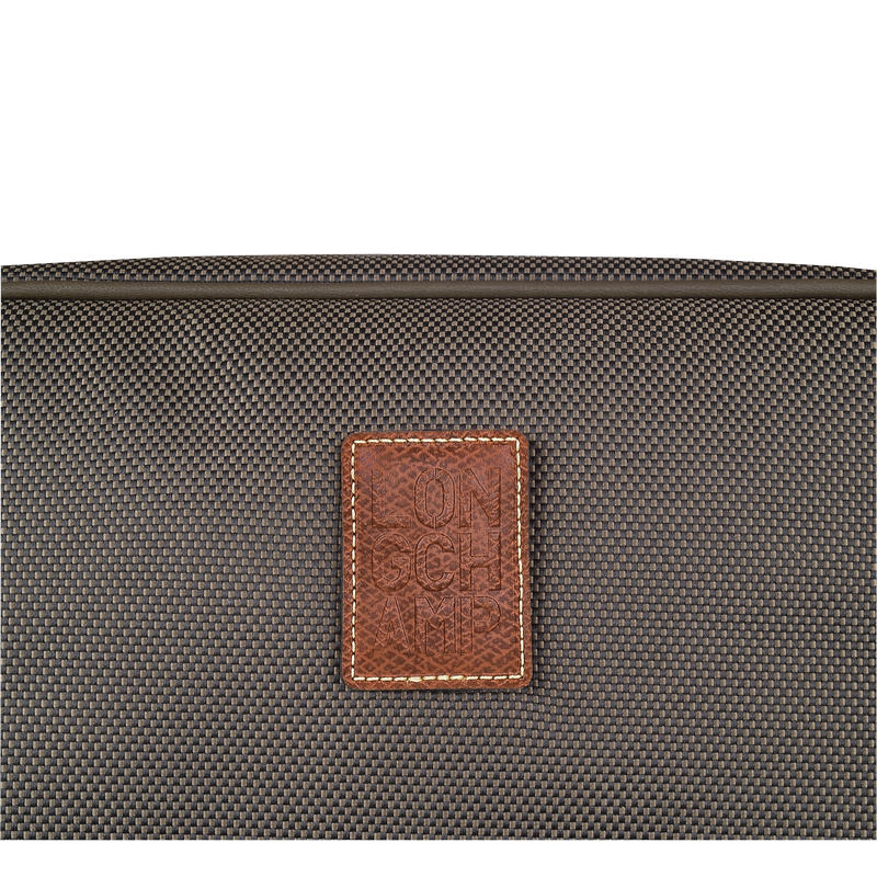 Boxford Toiletry case , Brown - Recycled canvas  - View 4 of  4
