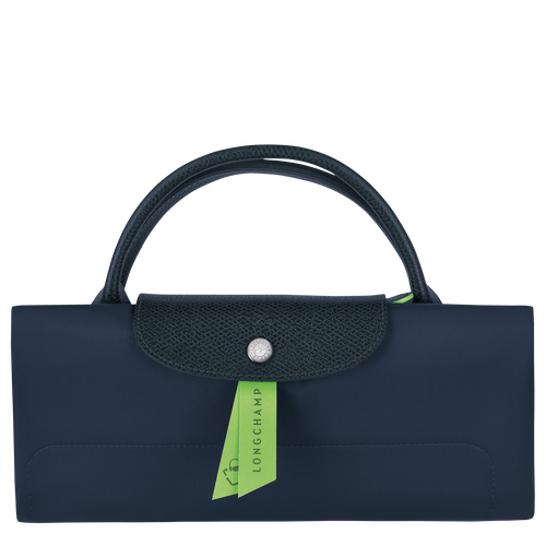 Le Pliage Green M Travel bag , Navy - Recycled canvas - View 5 of 5