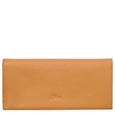 Le Foulonné Continental wallet, Walnut
