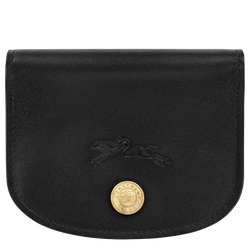 &Eacute;pure Card holder , Black - Leather