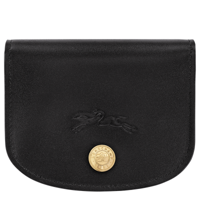 &Eacute;pure Card holder , Black - Leather
