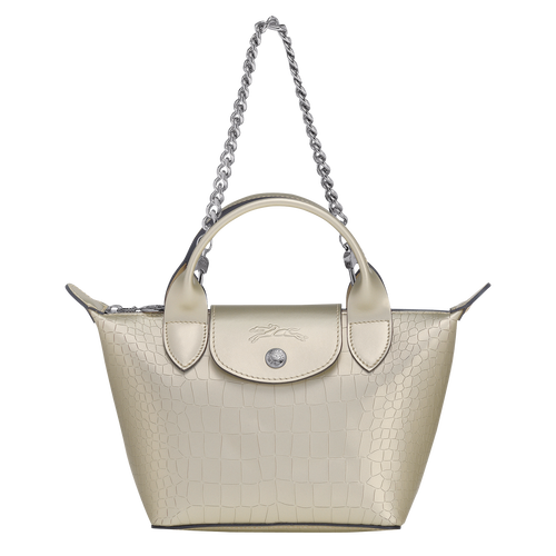 Mini top-handle bag, Platinum - View 1 of 3 Mini top-handle bag, Platinum, hi-res - View 1 of 3