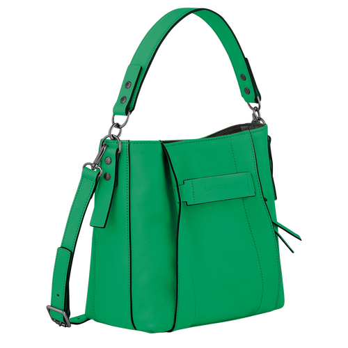 Longchamp 3D S Crossbody bag , Green - Leather - View 3 of  5