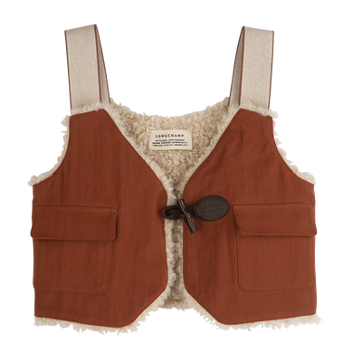 Strickjacke , Baumwolle mit Kunstfellfutter - Marmelade