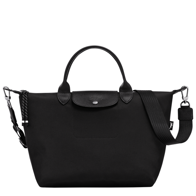 Sac &agrave; main L Le Pliage Energy , Toile recycl&eacute;e - Noir  - Vue 1 de 6