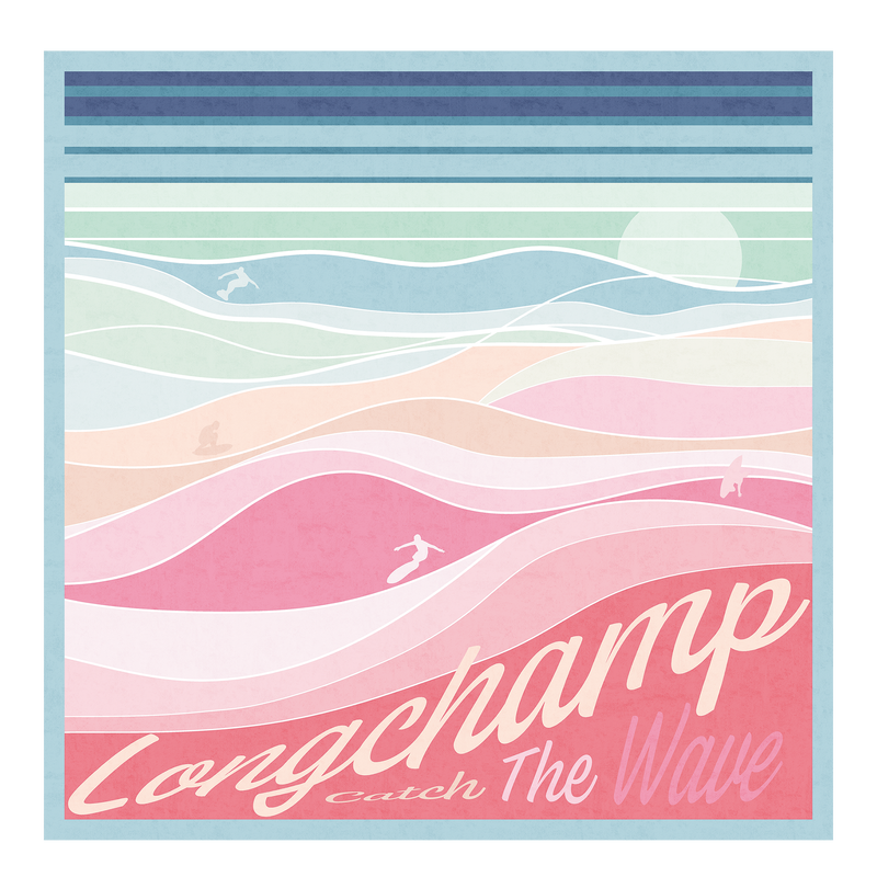 En Pleine Vague Pa&ntilde;uelo de seda 50 , Seda - Arco&iacute;ris  - Vista 1 de 2