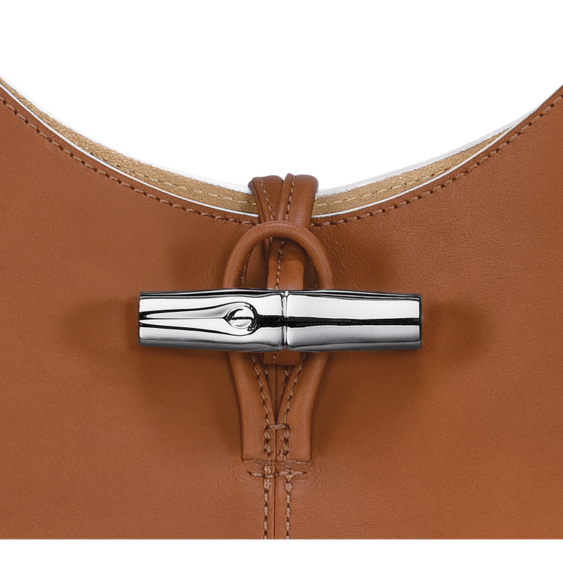 Roseau M Hobo bag Cognac Leather Longchamp GB