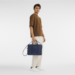 Aktentasche XS Le Foulonné , Leder - Navy