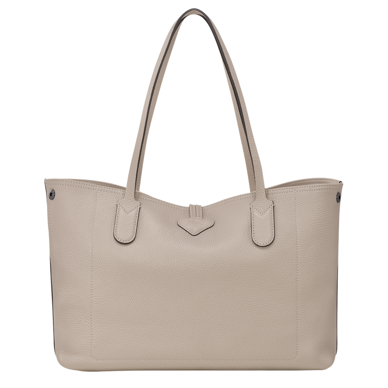 Le Roseau Essential L Tote bag , Clay - Leather  - View 4 of  6