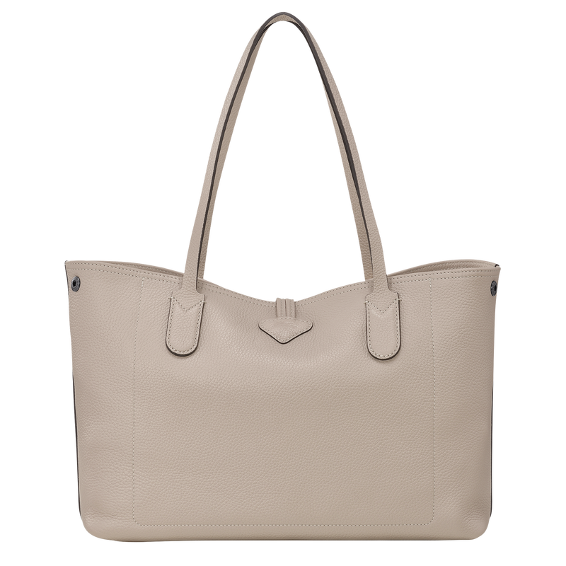 Le Roseau Essential L Tote bag , Clay - Leather  - View 4 of 6