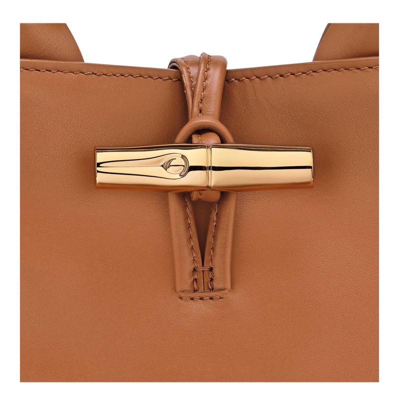 Le Roseau S Handbag , Cashew - Leather  - View 7 of  7