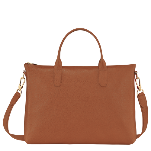 Le Foulonné S Briefcase , Caramel - Leather - View 1 of  6