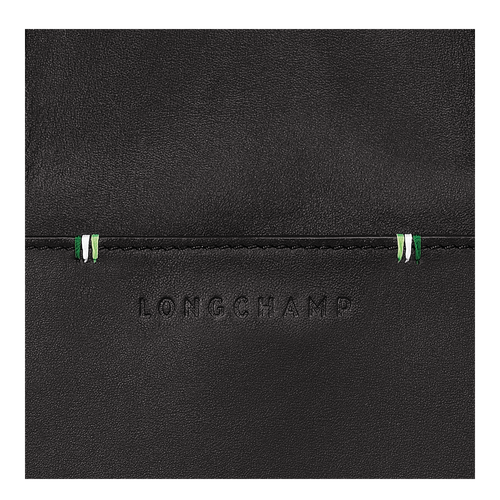 Longchamp sur Seine Aktetas , Zwart - Leder - Weergave 5 van  5