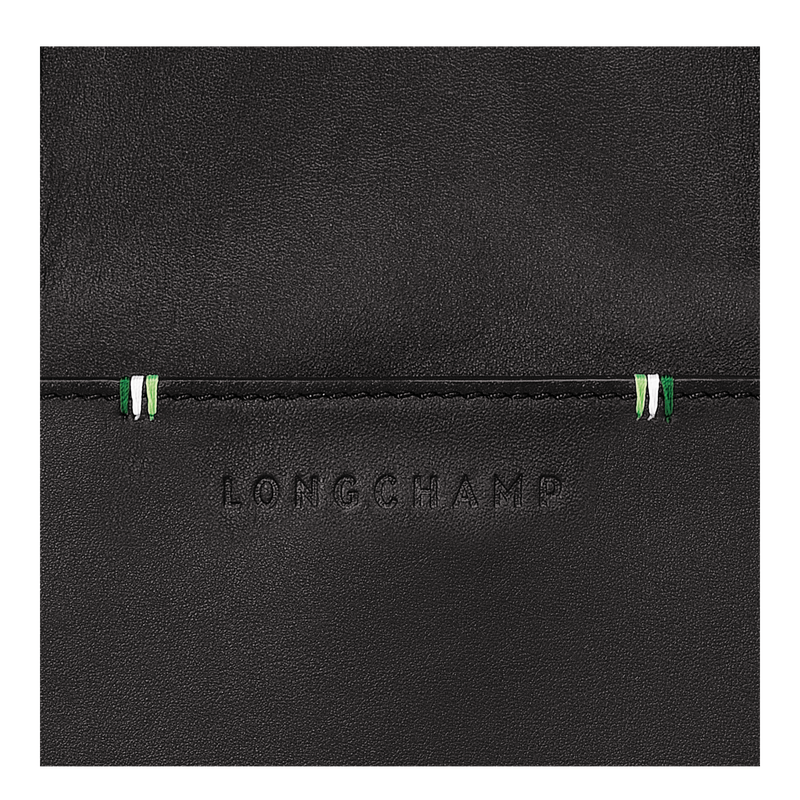 Longchamp sur Seine Aktetas , Zwart - Leder  - Weergave 5 van  5