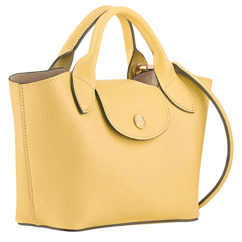 Épure XS Tote bag , Yellow Chick - Leather  - View 3 of  6