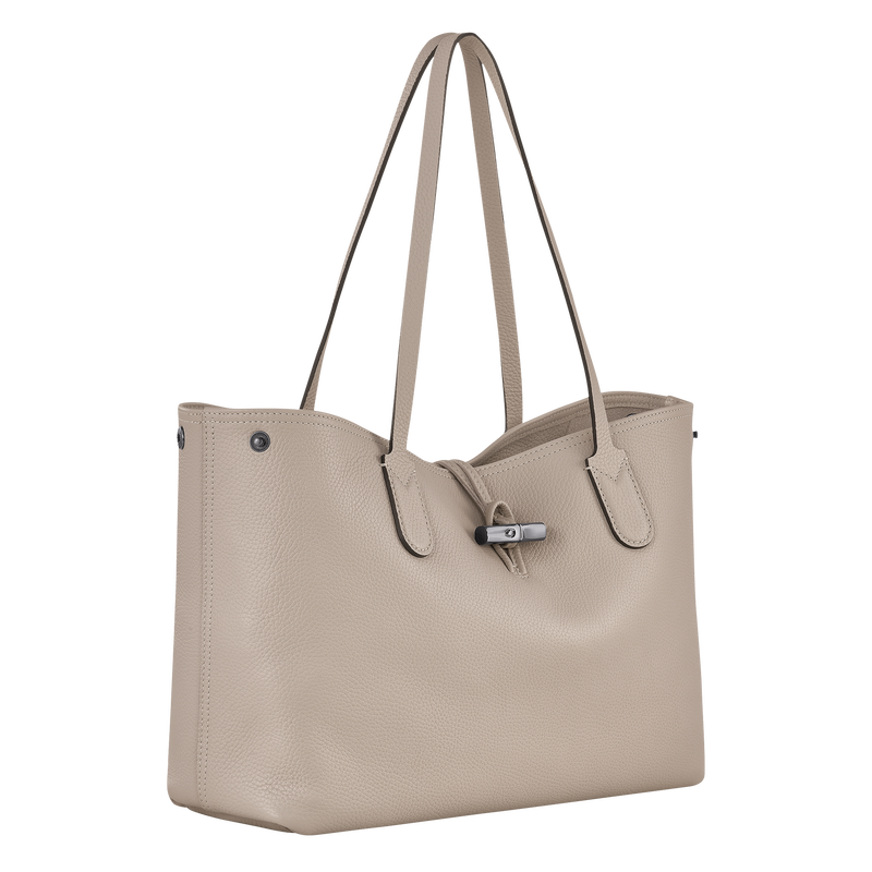 Le Roseau Essential L Tote bag , Clay - Leather  - View 3 of 6