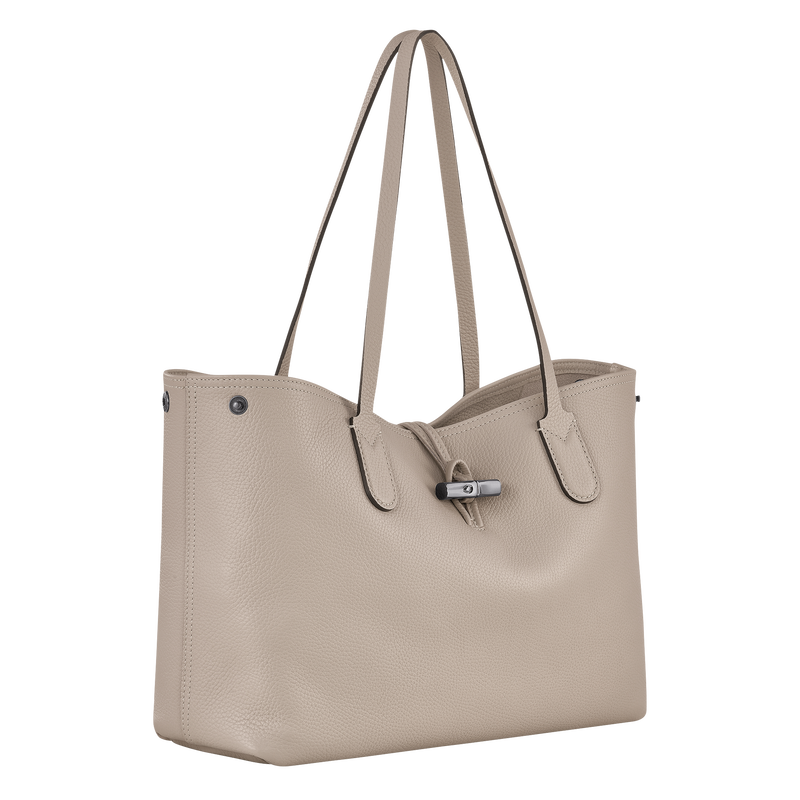 Sac cabas L Le Roseau Essential , Cuir - Argile  - Vue 3 de 6