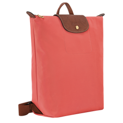 Le Pliage Original M Backpack , Strawberry - Recycled canvas