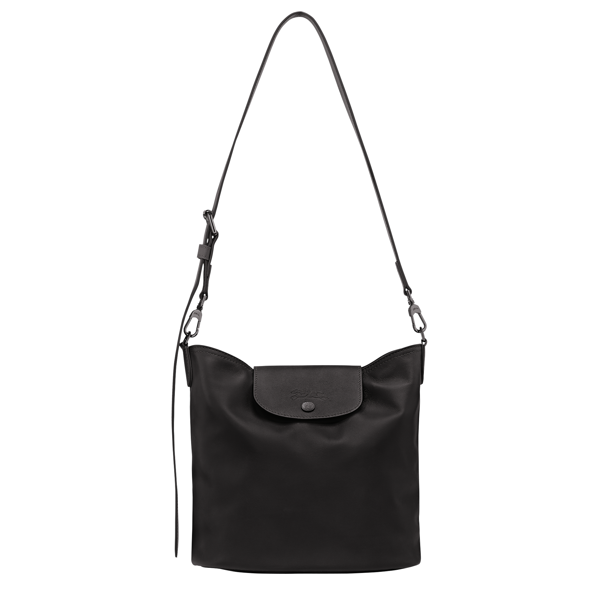 ル プリアージュ® エクストラ M ショルダーバッグ 黒 - レザー