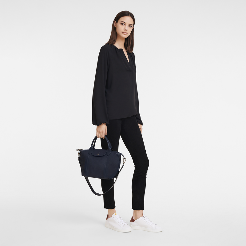 Longchamp ル プリアージュ キュイール ハンドバッグ S