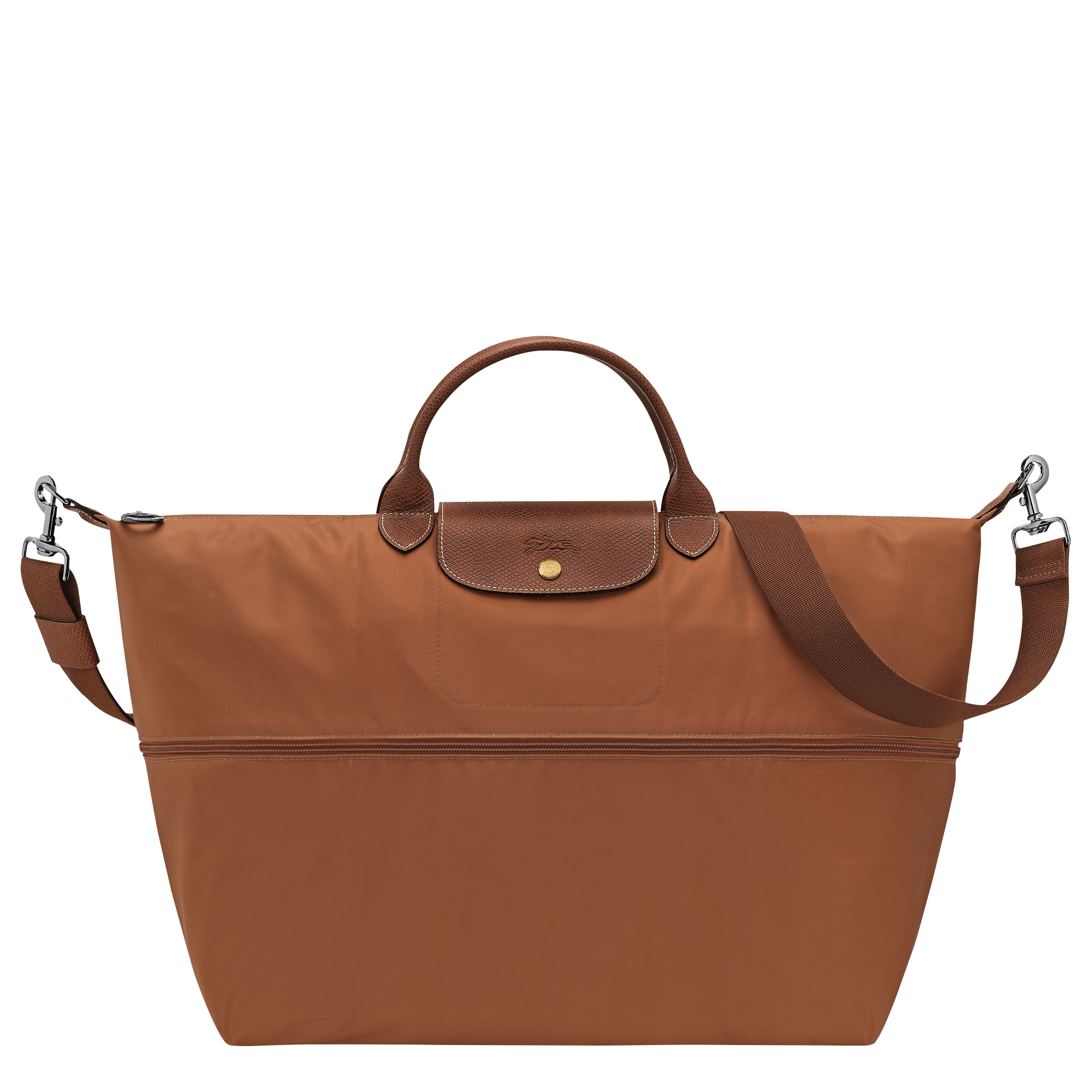 Le Pliage Original Travel bag expandable, Cognac